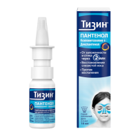 Тизин Пантенол спрей наз. 0.05мг+5 мг/доза 10 мл