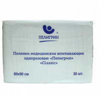 ПЕЛИГРИН CLASSIC ПЕЛЕНКИ ВПИТЫВАЮЩИЕ ОДНОРАЗОВЫЕ 60Х90 N30