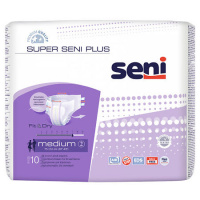 SENI SUPER PLUS ПОДГУЗНИКИ ДЛЯ ВЗРОСЛЫХ РАЗМЕР MEDIUM ОБХВАТ ТАЛИИ 75-110 N10