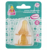 LUBBY СОСКА МОЛОЧНАЯ ЛАТЕКС СРЕДНИЙ ПОТОК 3+ N2/4655