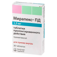 Мирапекс ПД табл с пролонг высв 1,5 мг х30