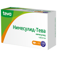 НИМЕСУЛИД-ТЕВА 100 МГ N30 ТАБЛ