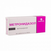 Метронидазол Медисорб таб. 250мг N20