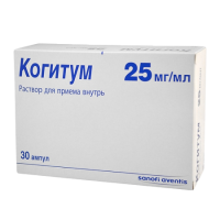 Когитум р-р д/приема внутрь 25мг/мл 10мл №30