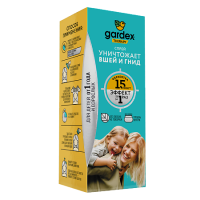 GARDEX СПРЕЙ ОТ ВШЕЙ И ГНИД 80МЛ+ГРЕБЕНЬ
