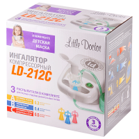ИНГАЛЯТОР LITTLE DOCTOR LD-212C Белый компрессорный