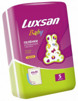 ПЕЛЕНКИ LUXSAN BABY ВПИТЫВАЮЩИЕ С РИСУНКОМ 60Х90 N5