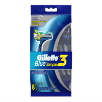 GILLETTE BLUE 3 SIMPLE БРИТВЫ БЕЗОПАСНЫЕ ОДНОРАЗОВЫЕ N8 /АКЦИЯ за 1 шт./