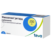 Финлепсин ретард таб. с пролонг. высв. 200мг №50