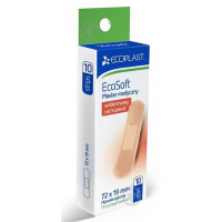 ECOPLAST ПЛАСТЫРЬ МЕДИЦИНСКИЙ НЕТКАНЫЙ (НАБОР) ECOSOFT 72Х19ММ N10