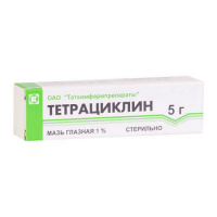 ТЕТРАЦИКЛИН 1% 5,0 ГЛ МАЗЬ