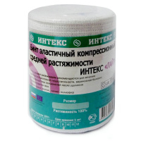 Бинт эластичный СР 1мх8см интекслайт (застежка)
