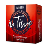 Презервативы In Time №3 Ribbed (ребристые)