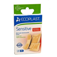 ECOPLAST ПЛАСТЫРЬ МЕДИЦИНСКИЙ НЕТКАНЫЙ (НАБОР) SENSITIVE N16