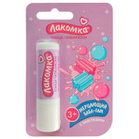 ЛАКОМКА МЕРЦАЮЩИЙ БАБЛ-ГАМ ПОМАДА ГУБНАЯ ГИГИЕНИЧЕСКАЯ 2,8