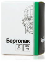 Берголак 0,5мг №2 таб.
