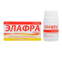 ЭЛАФРА 20 МГ N30 ТАБЛ П/ПЛЕН/ОБОЛОЧ