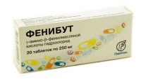Фенибут табл 250 мг х20
