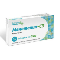 Мелатонин-СЗ табл п/о плен 3 мг х30 ^