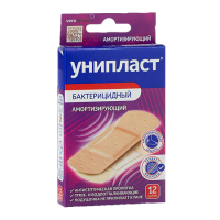 Пластырь бактерицидный Унипласт амортизир N12