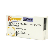 Кеппра таб. п.п.о. 250мг N30