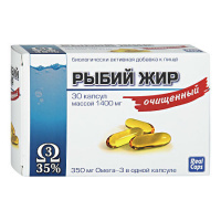 РЫБИЙ ЖИР ОЧИЩЕННЫЙ 1400 МГ N30 КАПС