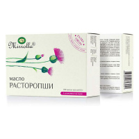 Масло расторопши первый холодный отжим капс. N100