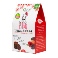 OLEOS ХЛЕБЦЫ ЛЬНЯНЫЕ С МАКОМ 100,0