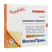 Повязка мазевая Воскопран-муц 10% метилурацил 10х10см N10