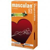 Презервативы Маскулан/Masculan риббед-доттед колечки и пупырышки N10