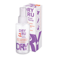 DRY RU FOOT SPRAY СРЕДСТВО ПРОТИВ ПОТЛИВОСТИ НОГ 100МЛ