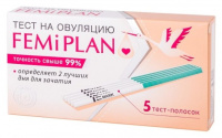 FEMIPLAN ТЕСТ ДЛЯ ОПРЕДЕЛЕНИЯ ОВУЛЯЦИИ ЧУВСТВИТЕЛЬНОСТЬЮ 25ММЕ/МЛ N5