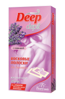 FLORESAN DEEP DEPIL ВОСКОВЫЕ ПОЛОСКИ ДЛЯ ДЕПИЛЯЦИИ СУХОЙ КОЖИ С ЛАВАНДОЙ N20