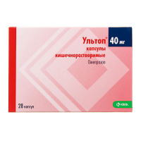 Ультоп капс кишечнораст 40 мг х28