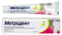 МЕТРОДЕНТ 10 МГ/Г + 0,5 МГ/Г 20,0 ГЕЛЬ СТОМАТОЛОГИЧЕСКИЙ/АНАНАС/