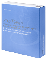 Новаринг система вагинальная терапевтическая 0.015мг+0.120мг/сутки N3 (+3 апплик