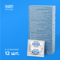 VIZIT ПРЕЗЕРВАТИВ ULTRA LIGHT УЛЬТРАТОНКИЕ N12