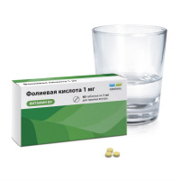 Фолиевая кислота таб. 1мг N60