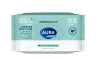 AURA ПОЛОТЕНЦА ВЛАЖНЫЕ FAMILY УНИВЕРСАЛЬНЫЕ N60 /АКЦИЯ за 1 шт./