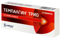 Темпалгин трио таб. 50мг+250мг+150мг N10