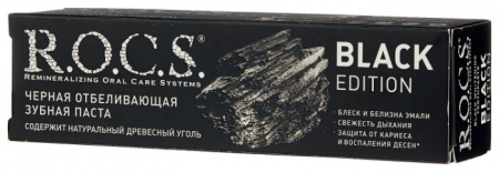 ROCS ЗУБНАЯ НИТЬ РАСШИРЯЮЩАЯСЯ BLACK EDITION 40М