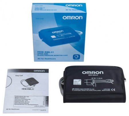 Манжета для измерителей артериального давления и частоты пульса OMRON Easy Cuff (HEM-RML31-E) (22-42 см) универсальная