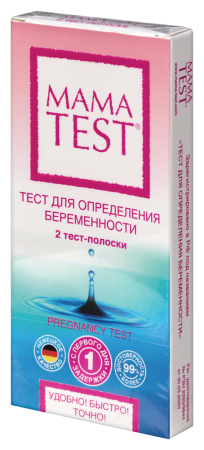 ТЕСТ ДЛЯ ОПРЕДЕЛЕНИЯ БЕРЕМЕННОСТИ MAMATEST N2