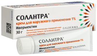 Солантра крем д/нар.прим. 1% туба 30г