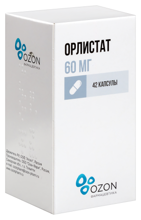 ОРЛИСТАТ 60 МГ N42 КАПС/БАНКА/ОЗОН ФАРМ