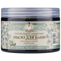 ТРАВЫ И СБОРЫ АГАФЬИ МЫЛО ДЛЯ БАНИ ЧЕРНОЕ МЫЛО АГАФЬИ 500МЛ