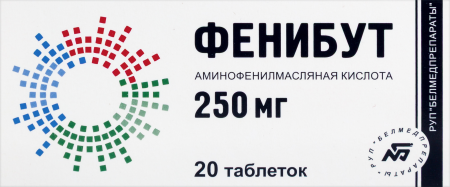 Фенибут таб. 250мг №20