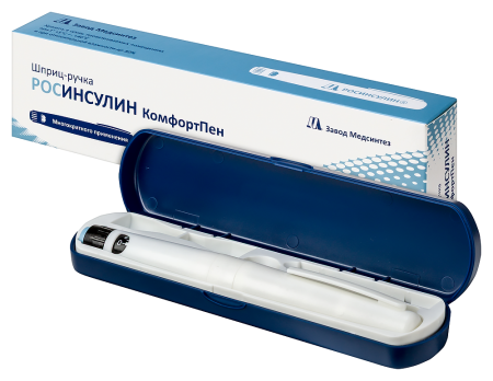 ШПРИЦ-РУЧКА РОСИНСУЛИН КОМФОРТПЕН Д/ИН ИНСУЛИНА БЕЗ КАРТРИДЖА
