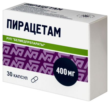 ПИРАЦЕТАМ 400 МГ N30 КАПС