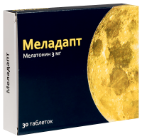 МЕЛАДАПТ 3 МГ N30 ТАБЛ П/ПЛЕН/ОБОЛОЧ/БЛИСТЕР